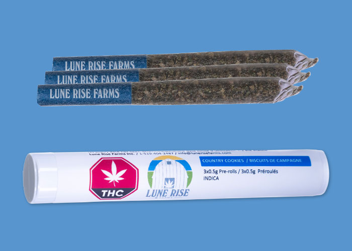 Lune Rise Country Cookies - INDICA product shot