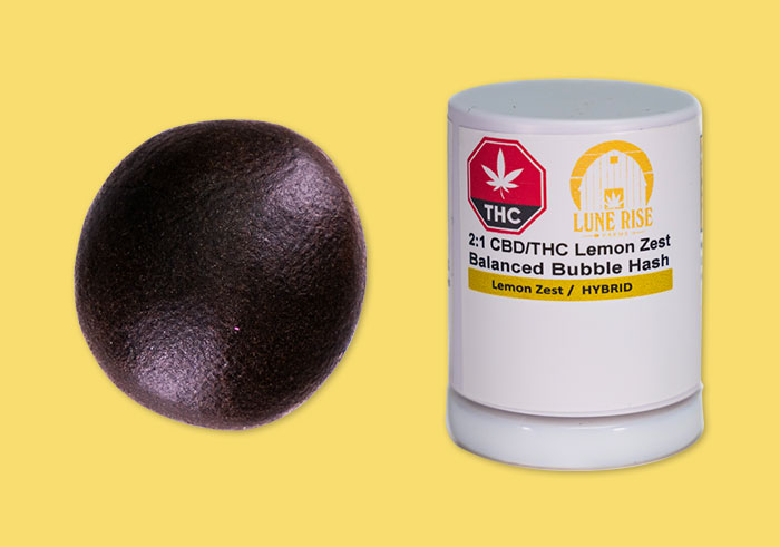 2:1 CBD/THC Lemon Zest Pure Live Resin product shot
